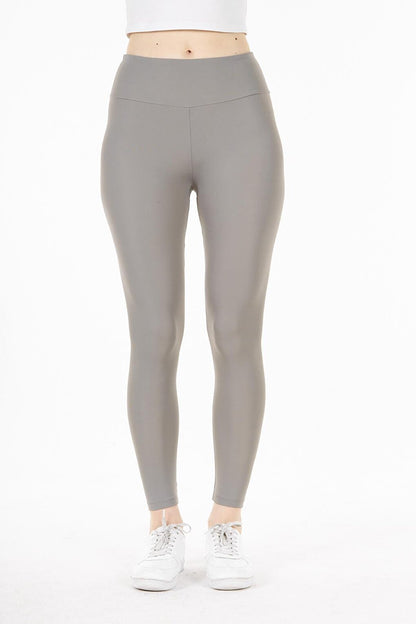 Gray High Waist Ultra Stretch Sports Tights - Insight