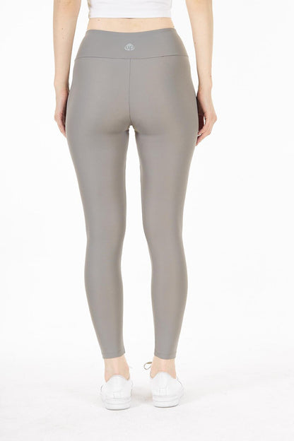 Gray High Waist Ultra Stretch Sports Tights - Insight