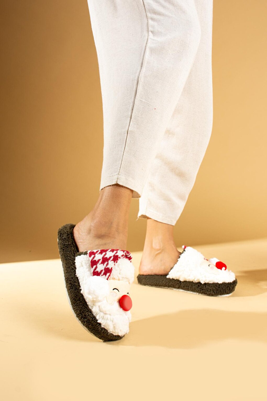 Closed Front Plush Women's House Slippers P01-08-23