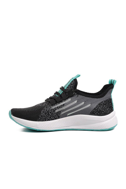 Black-Water Green Mesh Sneakers 507