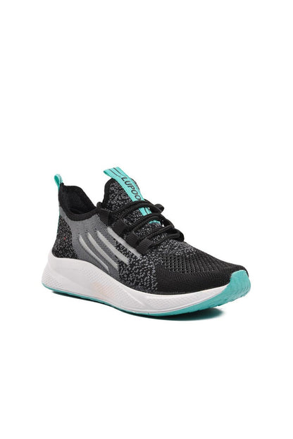 Black-Water Green Mesh Sneakers 507