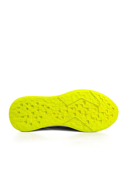 Black-Phosphor Yellow Mesh Sneakers 507