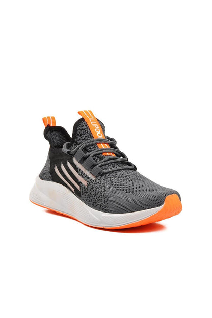 Smoked Orange Mesh Sneakers 507