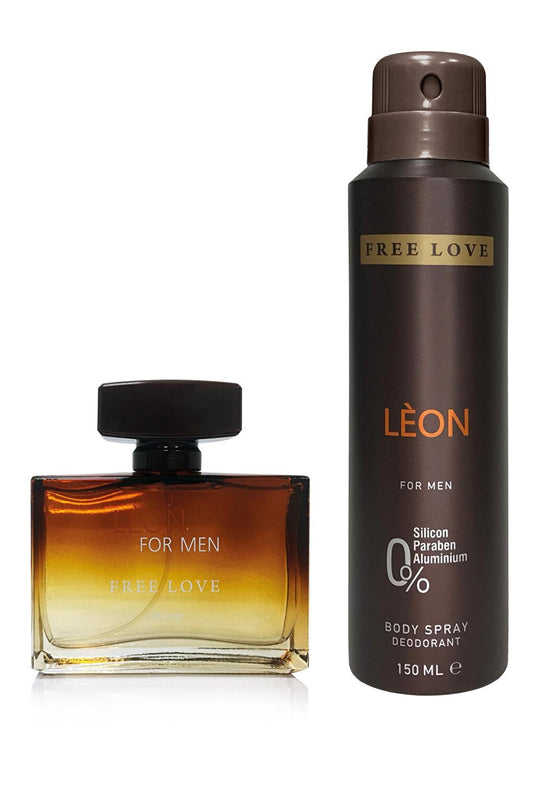 Leon EDP Men's Perfume 100 ml and Deodorant 150 ml