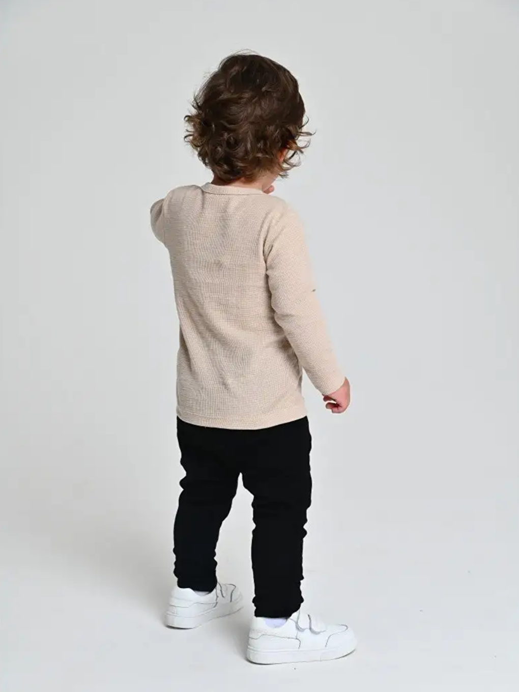 Crew Neck Long Sleeve Baby Boy 2 Piece Set