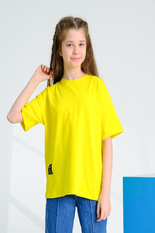 Girl's Oversize Basic T-Shirt