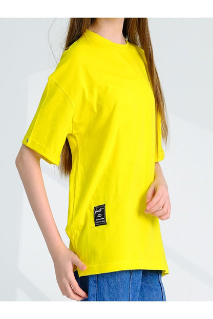 Girl's Oversize Basic T-Shirt