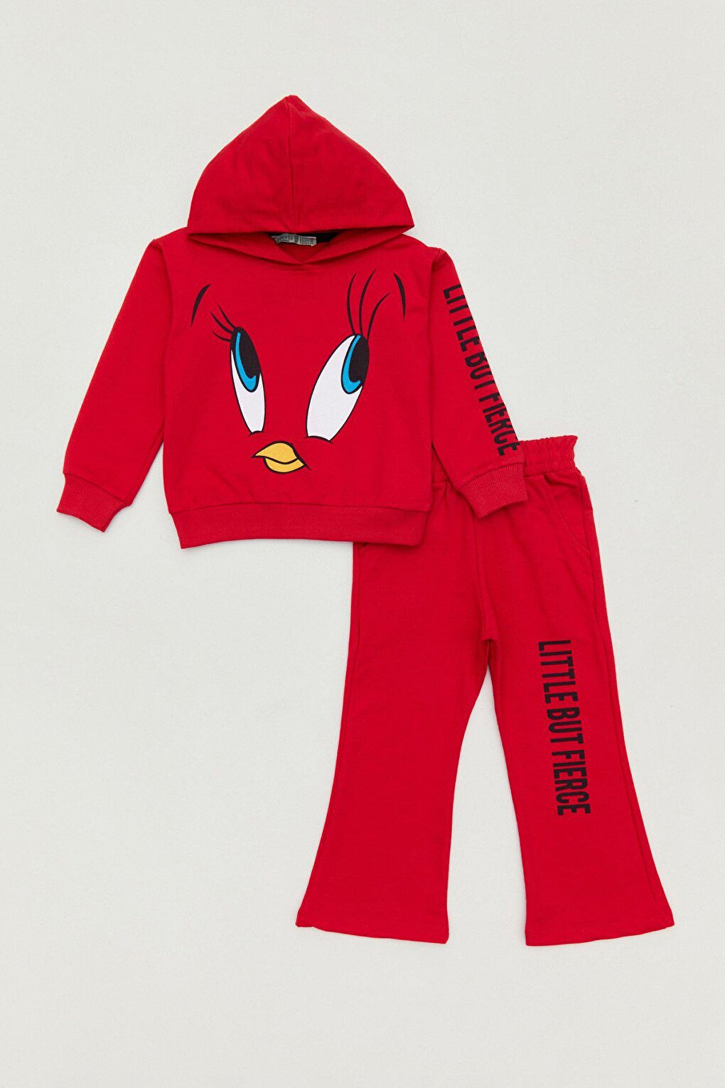 Printed Hooded Unisex Kids Tracksuit Set