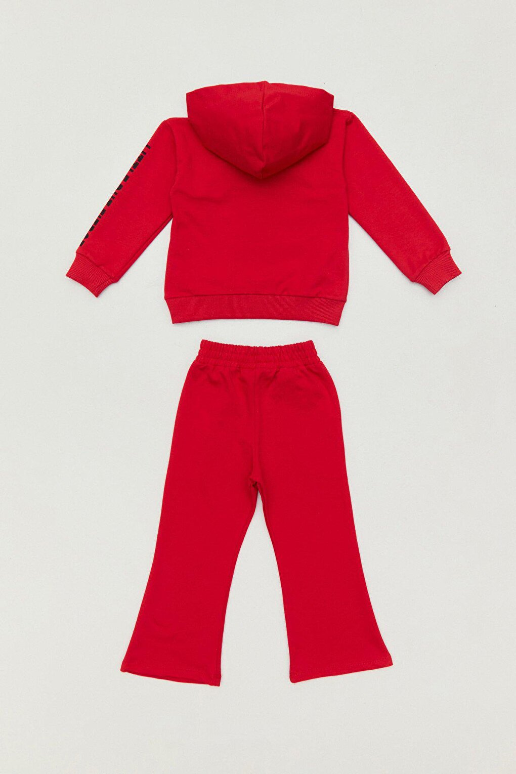 Printed Hooded Unisex Kids Tracksuit Set