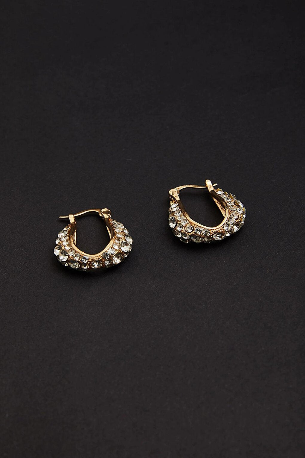 Women's Accessory Stone Oval Earrings