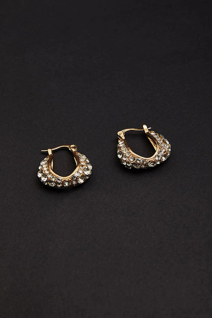 Women's Accessory Stone Oval Earrings