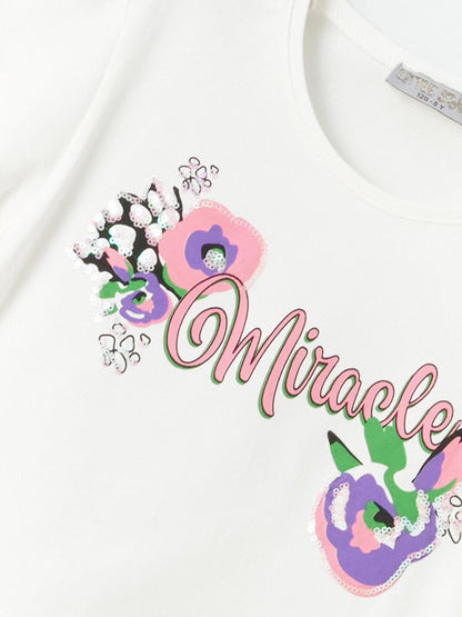 Girl's Printed Miracle T-Shirt