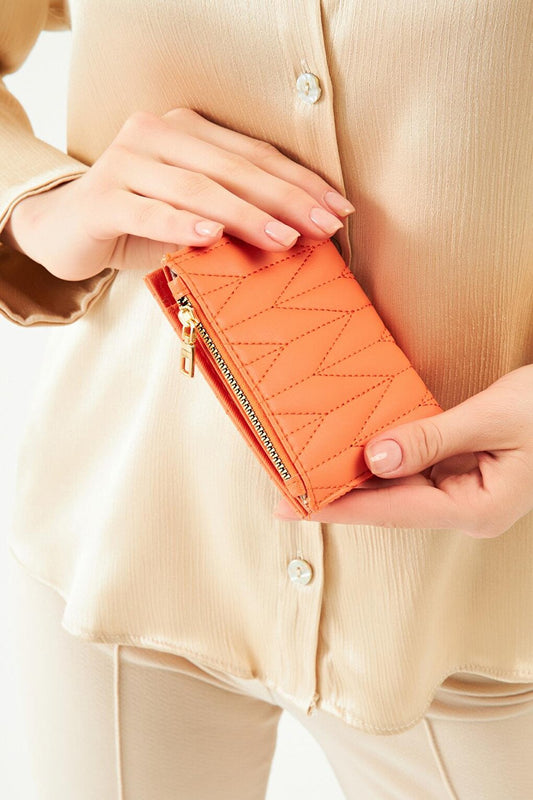 Embroidered Handbag Orange