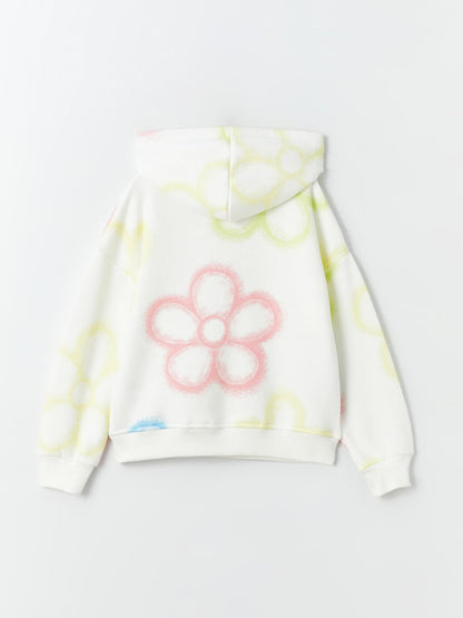 Girl's Three Thread Rose Flower Daisy SweatShirt