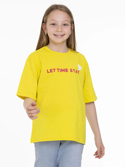 Let Time Printed T-Shirt 218