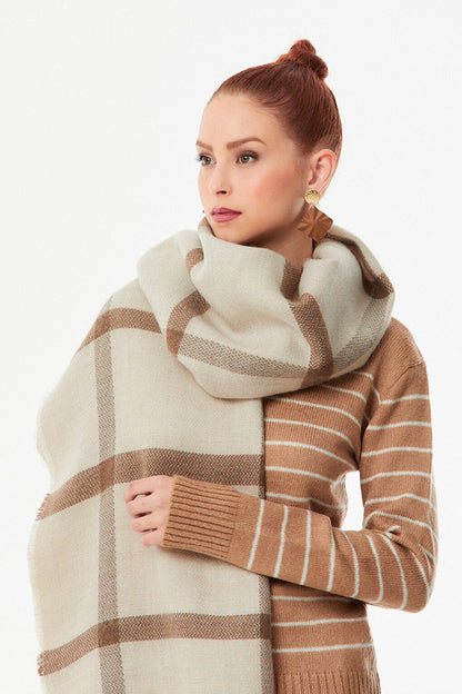 Striped Soft Textured Shawl