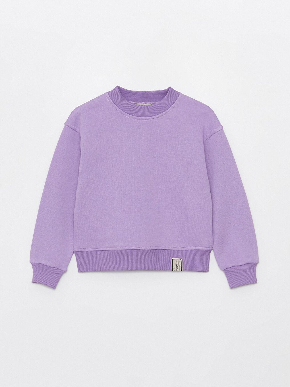 Girl's Three Thread SweatShirt with Elastic Waist