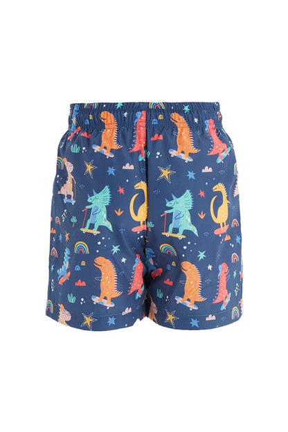 Dinosaur Printed Boy/Baby Swim Shorts Marlın 2 S101