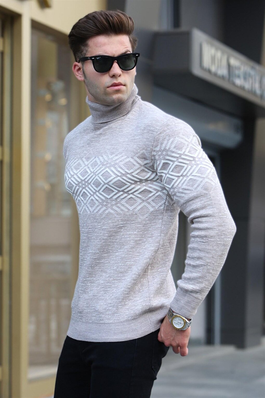 Mink Turtleneck Knitwear Sweater 5970