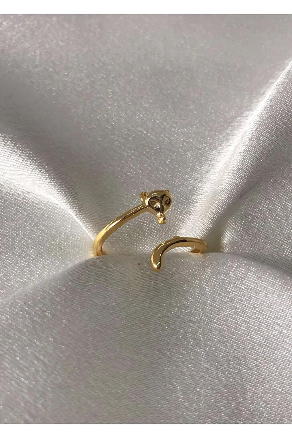 Gold Plated Fox ring