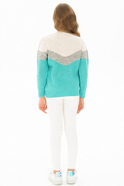 Girl's Colorful Knitwear Sweater