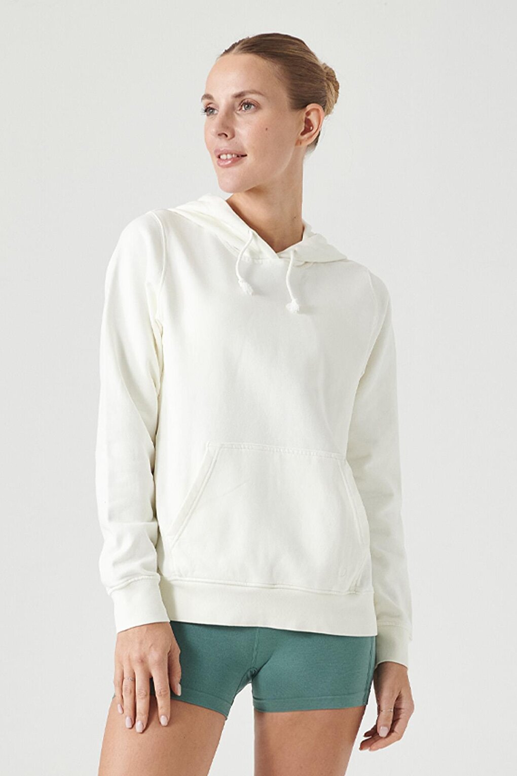 Lydney Women's Hooded Sweatshirt Cream