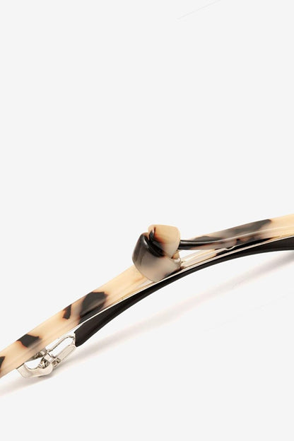 Knot Luxury Acrylic Tortoise Back Knotted Automatic Hair Clip