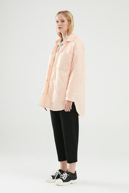 Oversize Long Jacket Powder