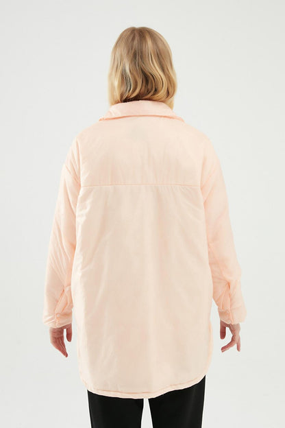 Oversize Long Jacket Powder