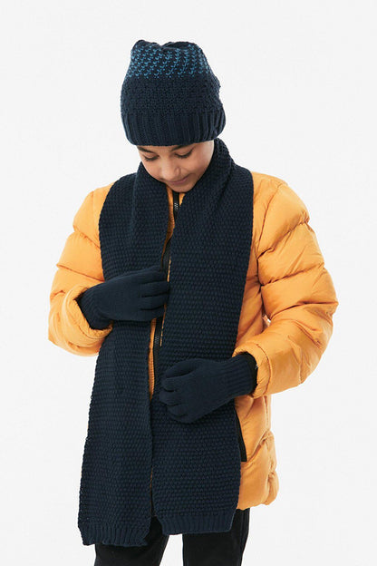 Basic Boy's Scarf, Beret and Gloves Set