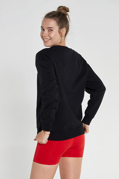 Lydney Women's Crew Neck Sweatshirt Black