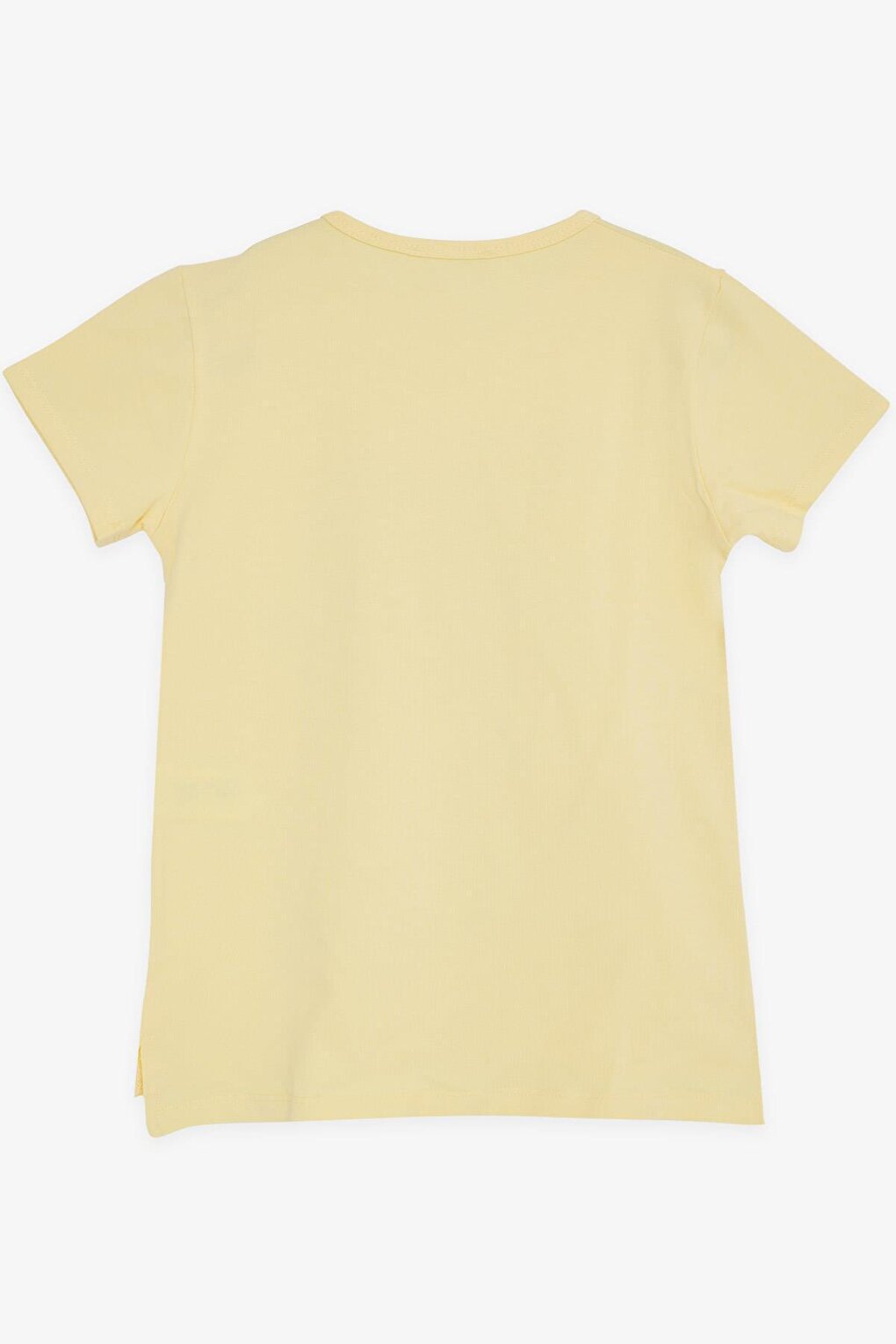 Girl's T-Shirt Friendship Themed Yellow (Age 9-12)