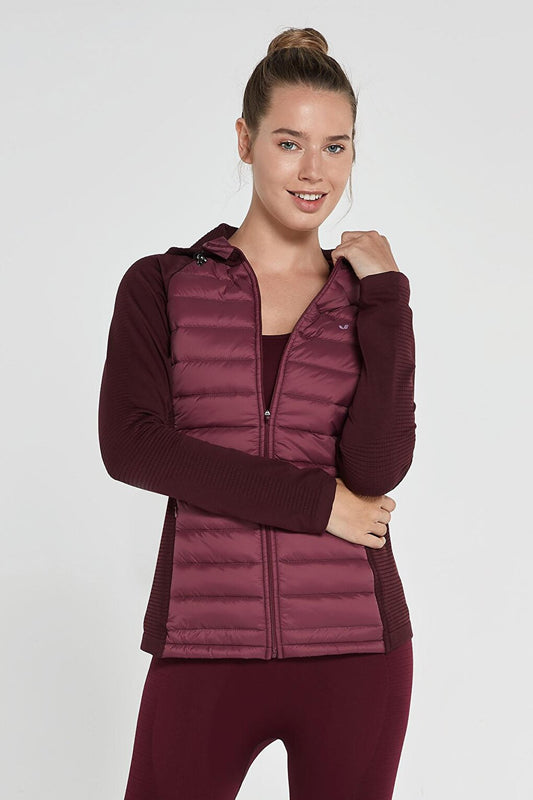 Stornes Hybrid Jacket Claret Red