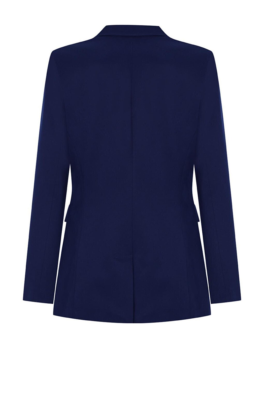 Navy Blue Padded Inner Lined Crepe Premium Jacket