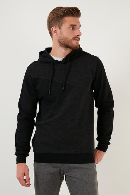 Regular Fit Hooded Cotton Sweat 5905285