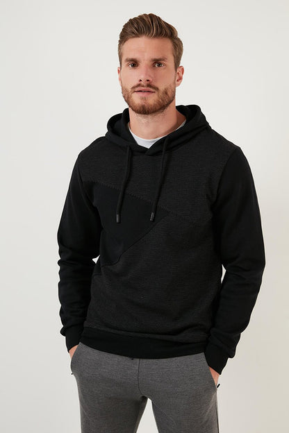 Regular Fit Hooded Cotton Sweat 5905285