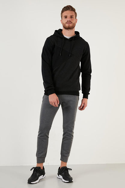 Regular Fit Hooded Cotton Sweat 5905285