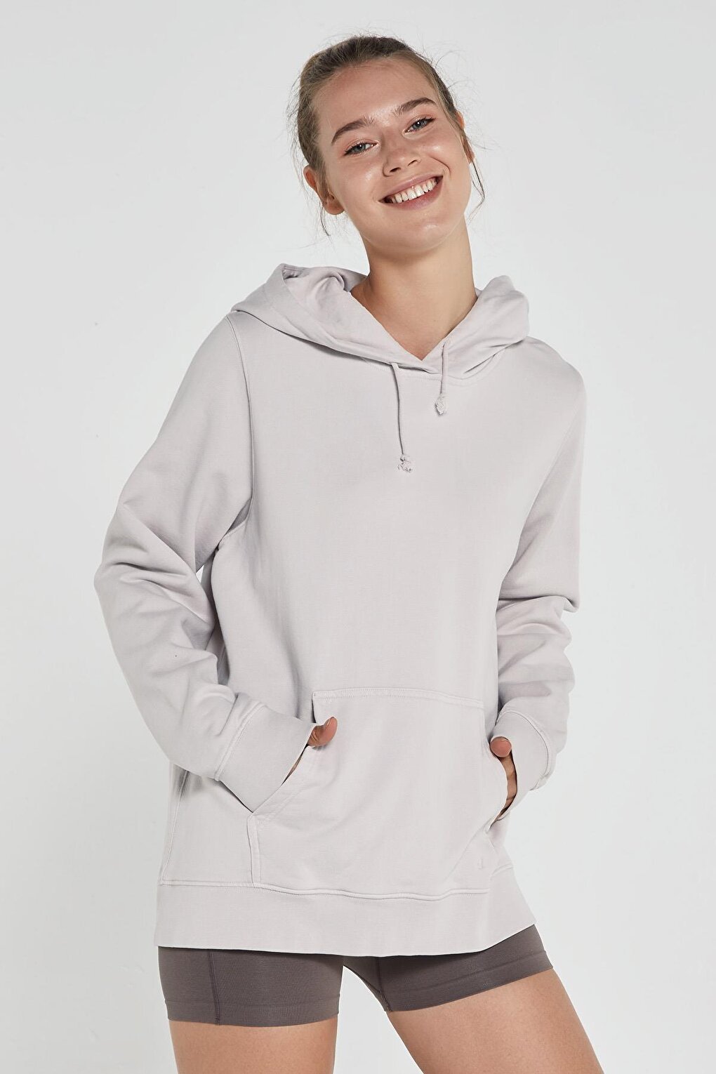 Lydney Women's Hooded Sweatshirt Beige