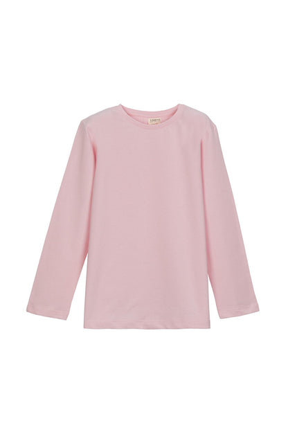 Pale pink Unisex Crew Neck Long Sleeve T-Shirt