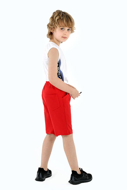 PAULIEN Boy Shorts Red