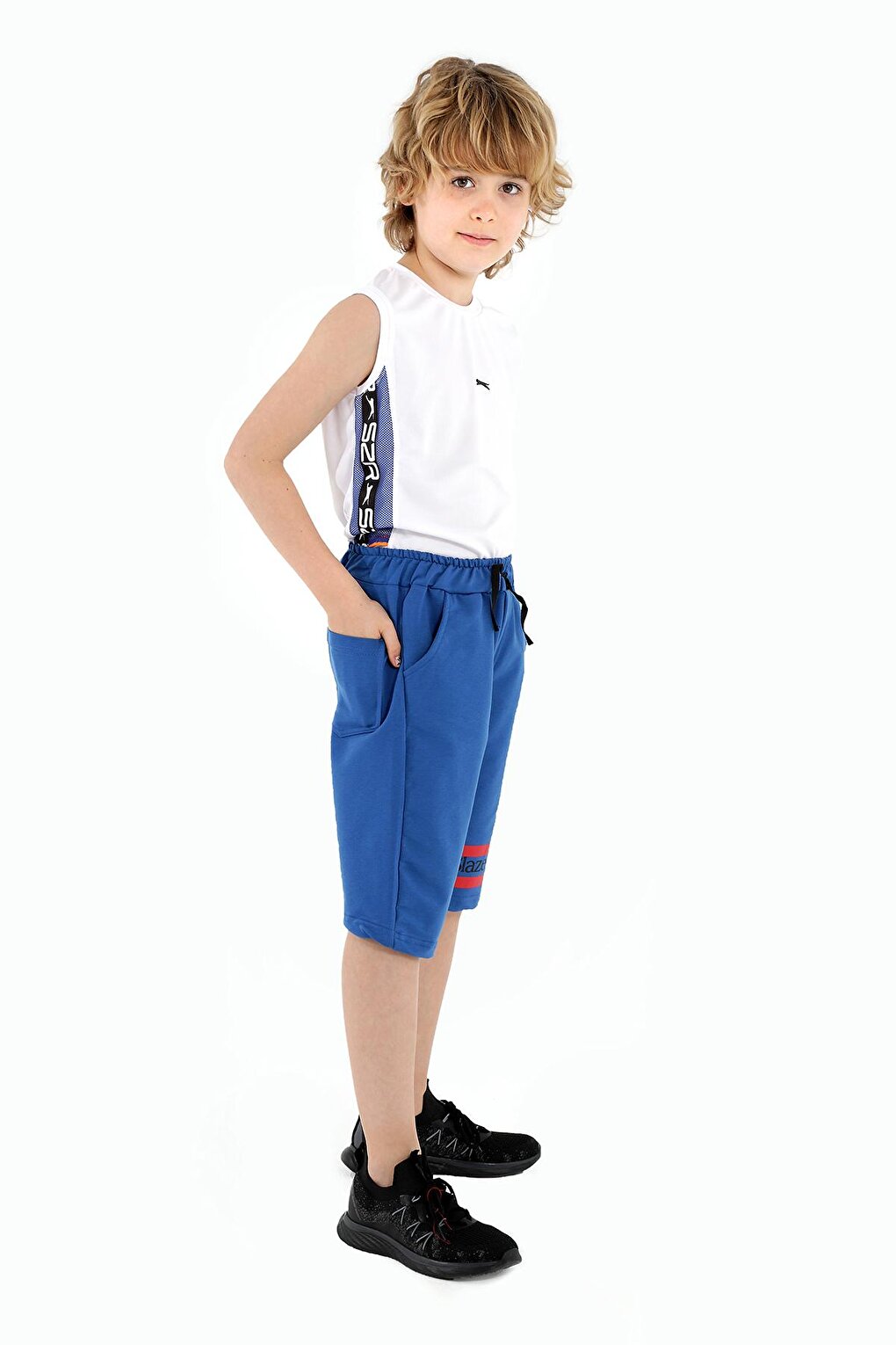 PAULIEN Boys' Shorts Saks Blue