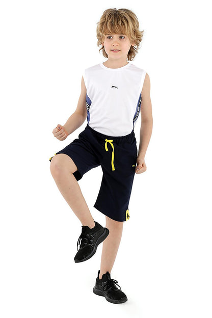 PATTON Boys' Shorts Navy Blue