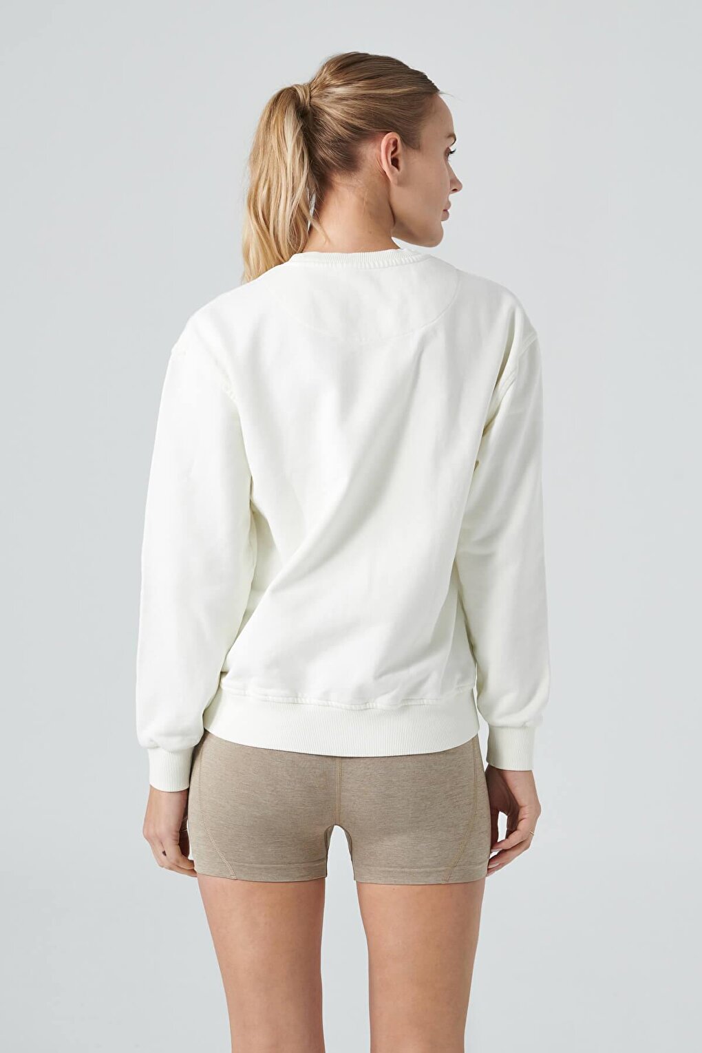 Lydney Women's Crew Neck Sweatshirt Cream