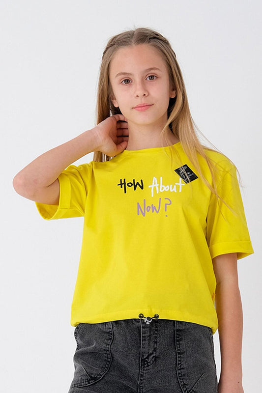 Girl Adjustable Waist T-Shirt 8-14 Years T2103