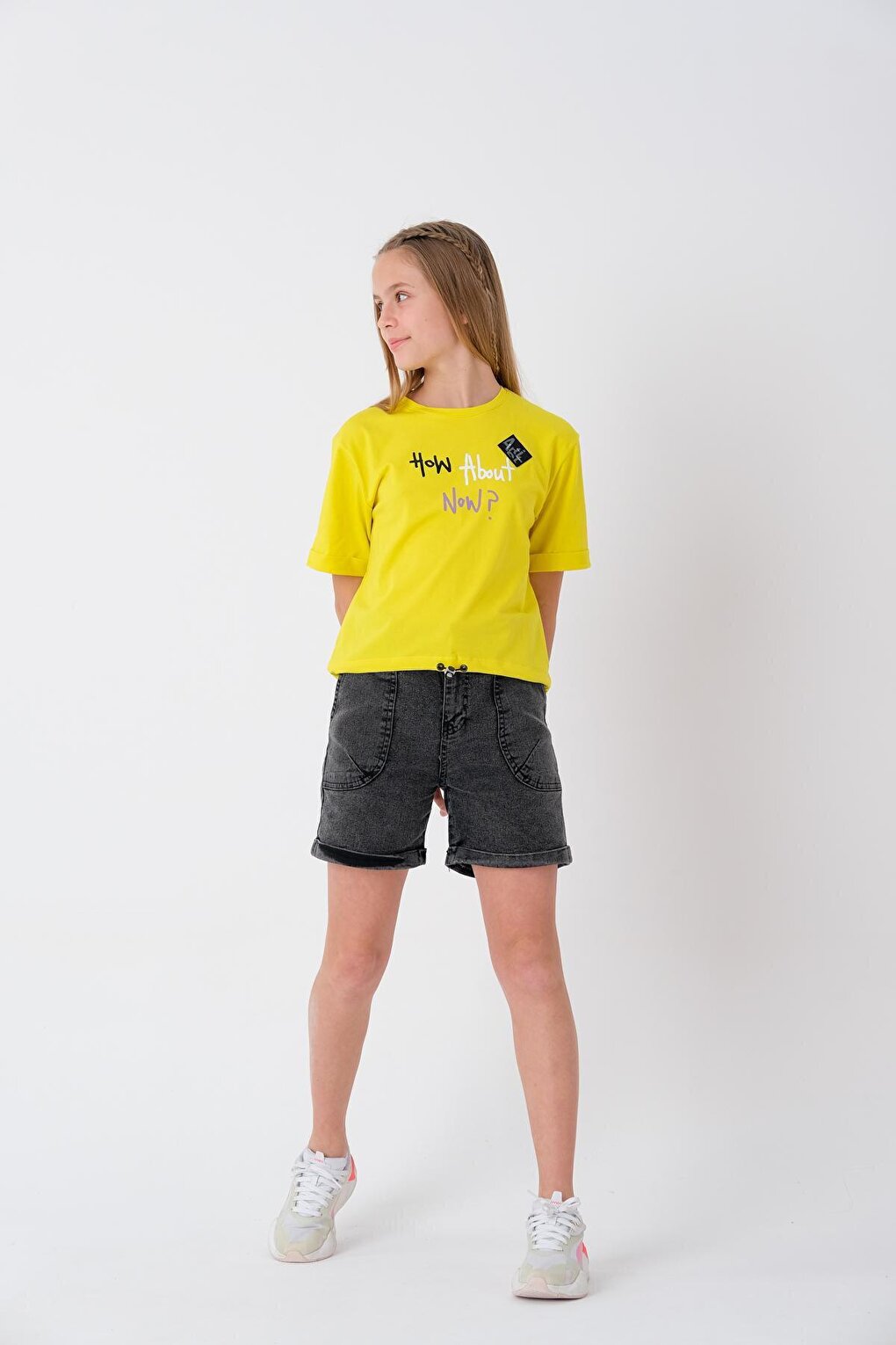 Girl Adjustable Waist T-Shirt 8-14 Years T2103