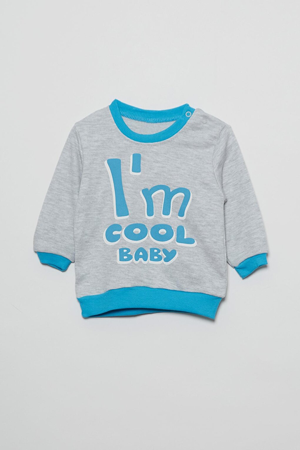 Text Printed Baby Boy Bottom and Top Set