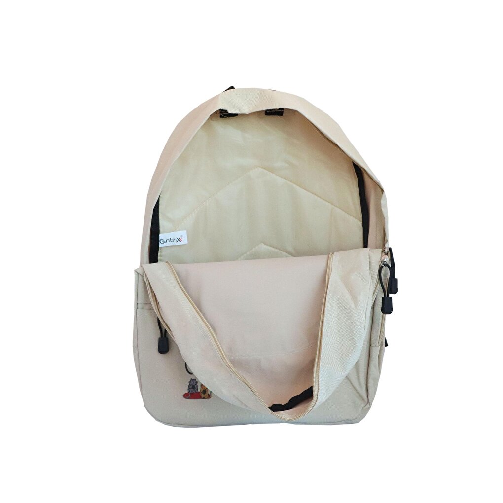 Cats Backpack Beige