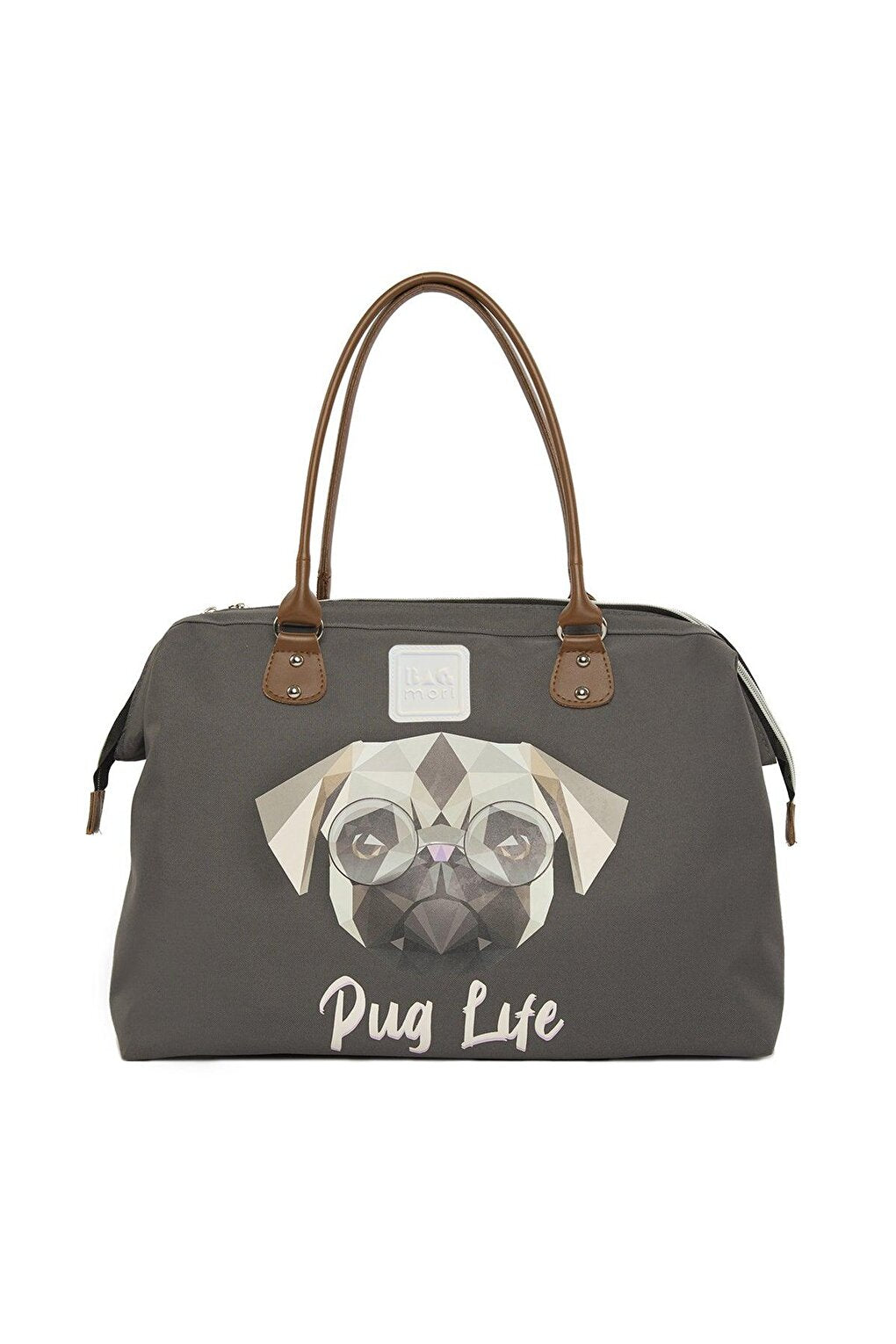 Pug Printed Shoulder Strap Bag