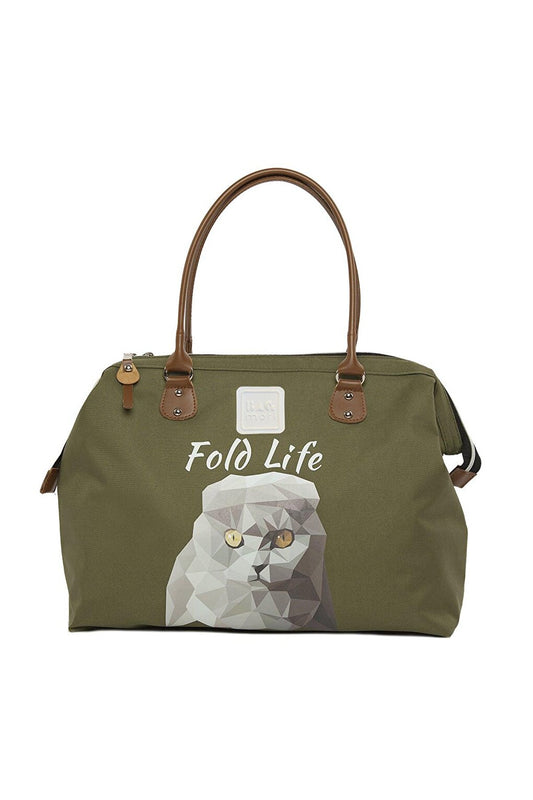 Scottish Fold Printed Shoulder Strap Bag