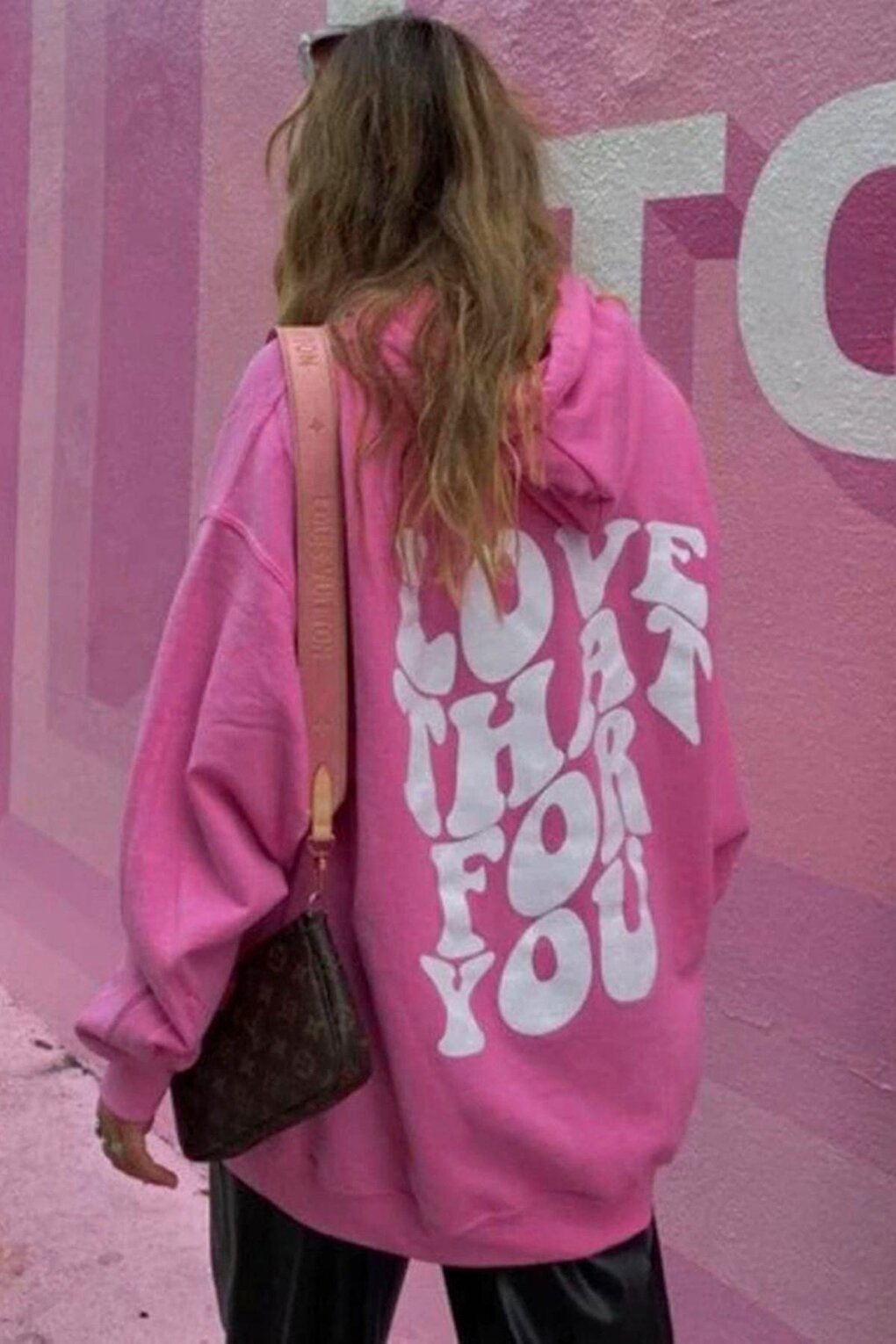 Pink Back Printed Sweatshirt MG1220